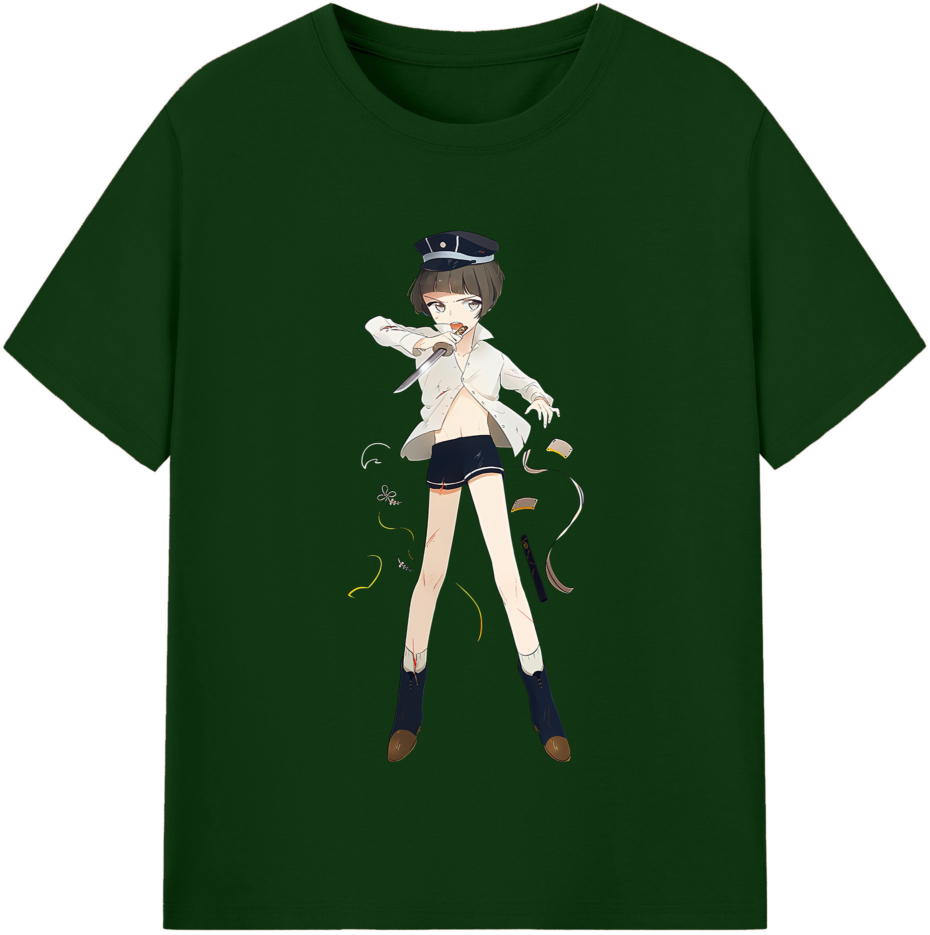 （画像用） 刀剣乱舞 Touken Ranbu 綿100％半袖Tシャツ（フロントプリント）